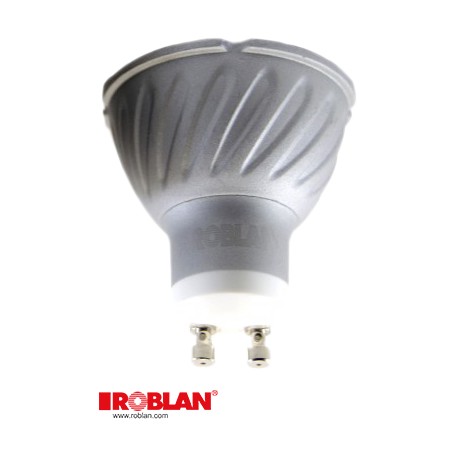  ECOCOB1X53000D ROBLAN LED Dichroic GU10 1X5 SMD ECO 5W Warm 3000K 346Lm 230V PF 0,50 Dimmable