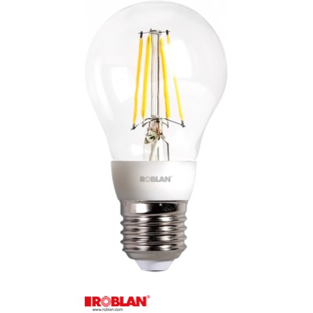  LEDFILEST4C ROBLAN Standard A55 filamento LED E27 4W 380LM 2700K Warm 220-240V