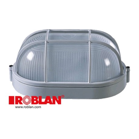  FPL3032W ROBLAN Plafond Oval Grille Double X Max. 60W Blanc