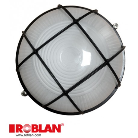  FPL1025L ROBLAN Wall Fixture ROUND X Max 100W BLACK