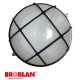 FPL1025S ROBLAN Doppia rotonda Griglia del soffitto X 60W max NERO