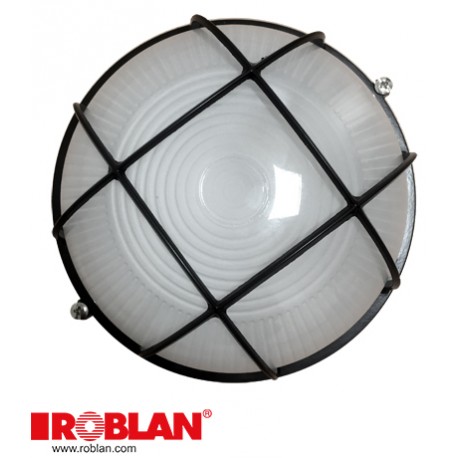  FPL1025S ROBLAN Wall Fixture ROUND X Max 60W BLACK