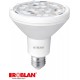  LEDPAR30MAB ROBLAN LED PAR30 12W E27 6500K 95-245V 900LM 15º -30º-60º Multi Angulo