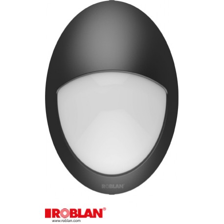 LEDFPLHO8WF ROBLAN HALF OVAL LED 4100K 100-240V Lampe 8W 700lm Decke