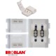 CONCLIP203528 ROBLAN CLIP Connettore per Led strisce 8mm "due strisce" (senza cavo) 