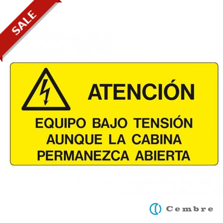 268500-F 4630614 CEMBRE SIGN VS-I85 268500-F (52X105)