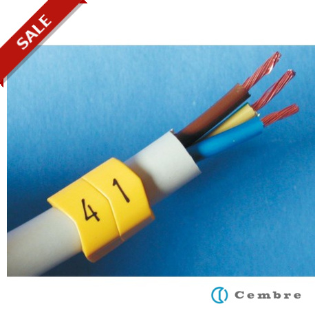 59449-MNS 4376182 CEMBRE RMS-02 59449-MNS (WH) RING CABLE MARKERS
