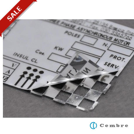 29806 4114320 CEMBRE LABEL MG-SAT-C 29806 (9X15 GY)