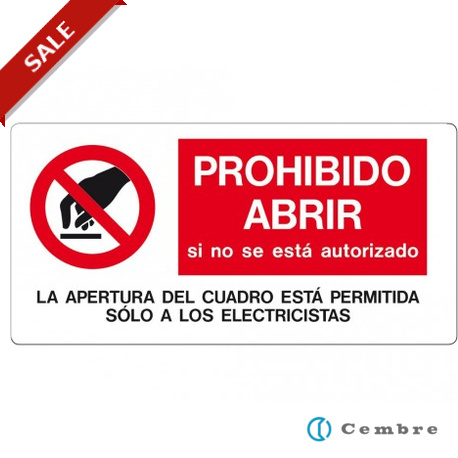 268200 4630300 CEMBRE SIGN VS-I82 268200 (52X105)