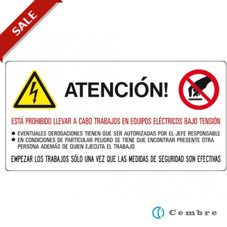 268100-D 4630206 CEMBRE SIGN VS-I81 268100-D (65X131)