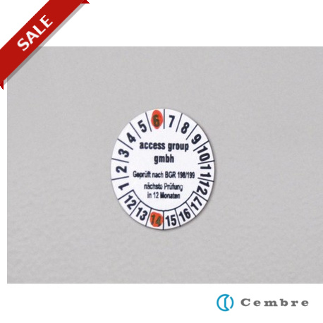 990705 4119530 CEMBRE MG-SIGNS-A 990705 (C 100 WEISS)