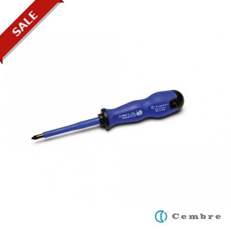 SDC0PZ-KV DESTORNILLADOR POZID 3065150 CEMBRE SDC0PZ-KV POZIDRIV SCREWDRIVER