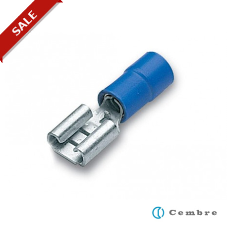 BF-F608 2053610 CEMBRE BF-F608 ENCHUFABLE AZUL