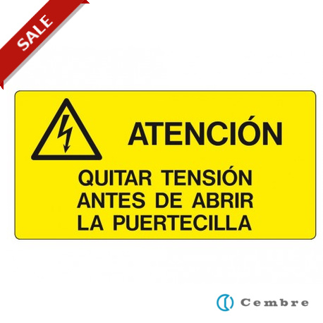 268300-F 4630404 CEMBRE SIGN VS-I83 268300-F (52X105)