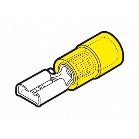 GF-F608 2055630 CEMBRE Isolierte Flachsteckhülsen