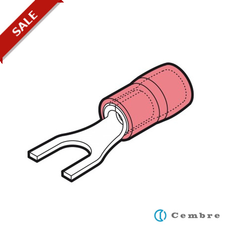 RKY-U6/1 2145743 CEMBRE Скалистый-U6 / 1 FORK TERMINAL