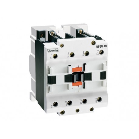 11BF6540400 BF6540400 LOVATO FOUR-POLE CONTACTOR, IEC OPERATING CURRENT ITH (AC1) 110A, AC COIL 50/60HZ, 400..