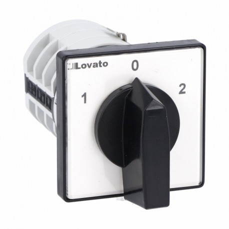 7GN1211U GN1211U LOVATO COMMUTATORE A CAMME, SERIE GN, ESECUZIONE U MONTAGGIO FRONTALE. COMMUTATORE PER MOTO..