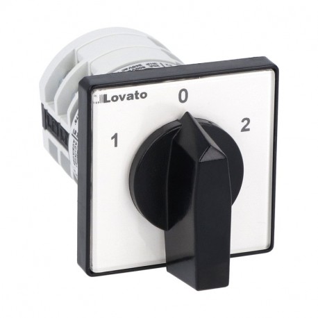 7GN2052U GN2052U LOVATO Conmutador "1-0-2" 2 polos GN52 20 A Modelo U 48x48
