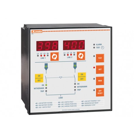 ATL20A240 LOVATO Conmutador automática de redes con RS232 (144x144mm)