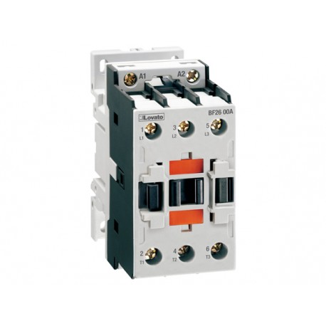 BF3200A024 LOVATO THREE-POLE CONTACTOR, IEC OPERATING CURRENT IE (AC3) 32A, AC COIL 50/60HZ, 24VAC