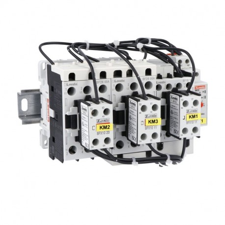 BFA02670110 LOVATO COMPLETE STAR-DELTA STARTER, OPEN FRAME, FOR STARTING TIME UP TO 12 SECONDS AND A MAXIMUM..