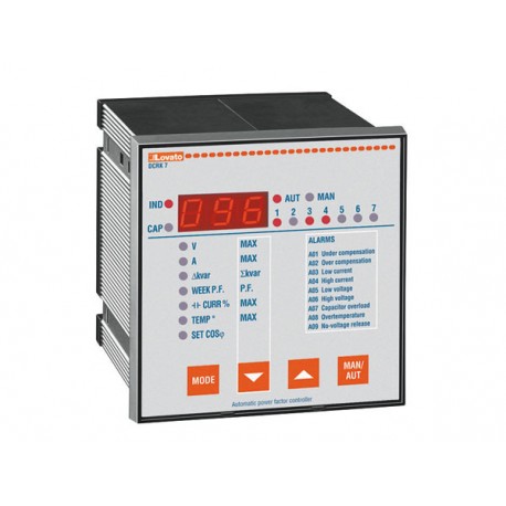 DCRK5 LOVATO AUTOMATIC POWER FACTOR CONTROLLER, DCRK SERIES, 5 STEPS