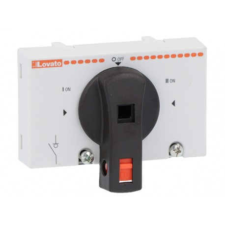 GAX5000 LOVATO INTERBLOCCO MECCANICO PER COMMUTAZIONE RETE (I-0-II), PER GA016A...GA040A, GA063SA, GA040D E ..