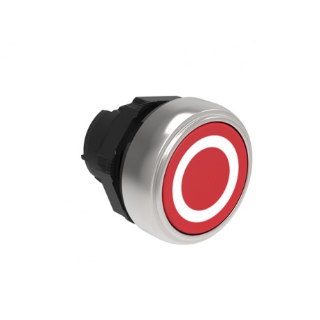 LPCB1104 LOVATO Pulsador Platinum Rasante Rojo con símbolo O