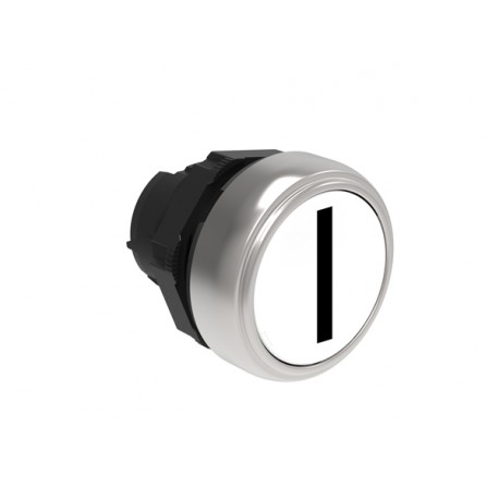 LPCB1118 LOVATO OPERATORE PULSANTE AD IMPULSO CON SIMBOLOGIA Ø22MM SERIE PLATINUM, RASATO, I / BIANCO