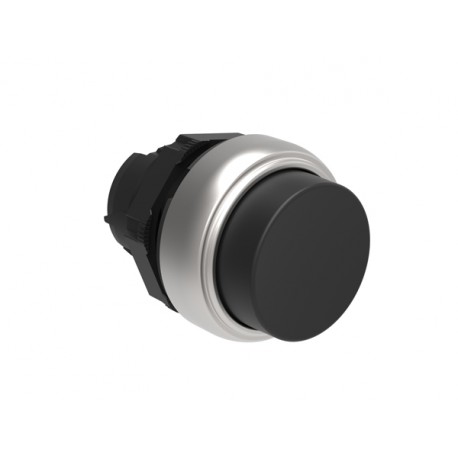 LPCB202 LOVATO PUSHBUTTON ACTUATOR, SPRING RETURN Ø22MM PLATINUM SERIES, EXTENDED, BLACK