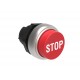 LPCB2134 LOVATO OPERATORE PULSANTE AD IMPULSO CON SIMBOLOGIA Ø22MM SERIE PLATINUM, SPORGENTE, STOP / ROSSO