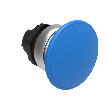 LPCB6146 LOVATO MUSHROOM HEAD PUSH BUTTON ACTUATOR Ø22MM PLATINUM SERIES, SPRING RETURN, Ø40MM. BLUE