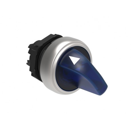 LPCSL1206 LOVATO OPERATORE SELETTORE LUMINOSO Ø22MM SERIE PLATINUM, 2 POSIZIONI, 0 1. BLU