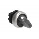 LPCSL1218 LOVATO Selector Luminoso Platinum 2 posiciones "0-1" retorno "0 1" Blanco