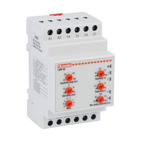 LVM40A415 LOVATO Relé de nivel para líquidos conductores Multifunción (5 sondas) 380-415V AC