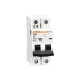 P1MB2PB40 LOVATO MINIATURE CIRCUIT BREAKER, 2P 10KA. 2 MODULES, CHARACTERISTIC B, 40A