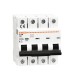 P1MB4PD04 LOVATO MINIATURE CIRCUIT BREAKER, 4P 10KA. 4 MODULES, D CARACTERISTIQUE, 4A