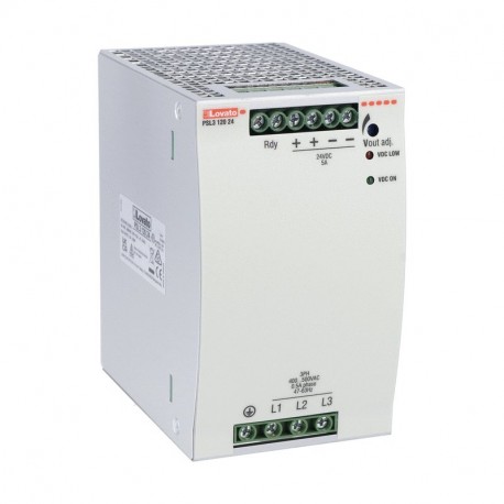 PSL312024 LOVATO Fuente de Alimentación Trifásica ( Entrada 3 x 340 ~ 575 VAC ) 5A 24VDC