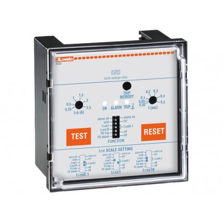 R3D48 LOVATO chão relé diferencial com 2 gatilho limiares 24-48V AC / DC TA Ø externo