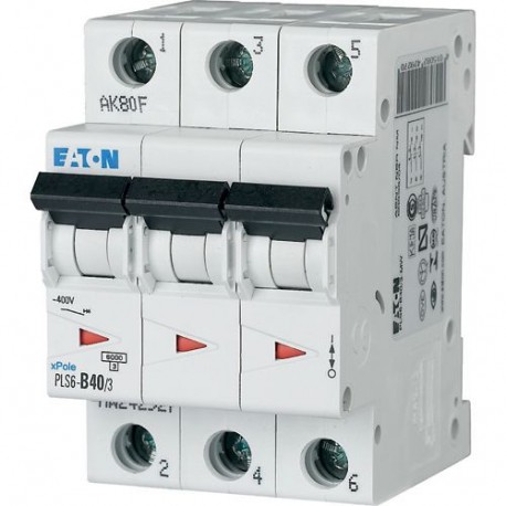 PLS6-D40/3-MW 242976 Y7-242976 EATON ELECTRIC PLS6-D40/3 INT. MT 6KA 3P D 40A