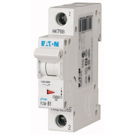 PLSM-B1-MW 242165 EATON ELECTRIC MCB, 1P, courbe B, 1A