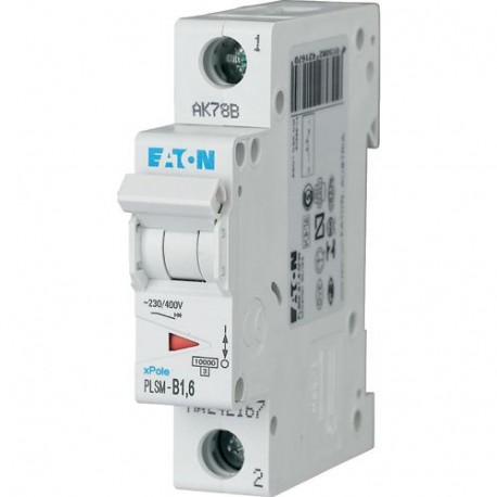 PLSM-C1,6-MW 242193 EATON ELECTRIC Interruttore protettore 1,6A 1p curva caratteristica C
