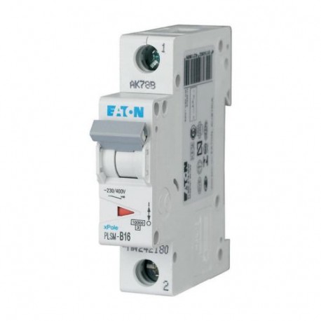 PLSM-D16-MW 242229 Y7-242229 EATON ELECTRIC Interruttore protettore, 16A, 1p, curva caratteristica D