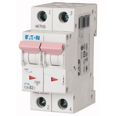 PLSM-B2/2-MW 242367 EATON ELECTRIC Int. magnetotérmico, 2P, curva B, 2A
