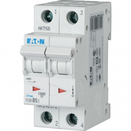 PLSM-B5/2-MW 242372 EATON ELECTRIC Int. magnetotérmico, 2P, curva B, 5A