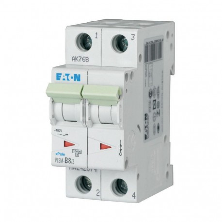PLSM-B8/2-MW 242374 EATON ELECTRIC Int. magnetotérmico, 2P, curva B, 8A