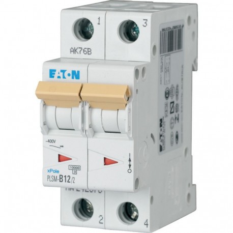 PLSM-B12/2-MW 242376 EATON ELECTRIC Disjoncteur modulaire 12A 2p car. B