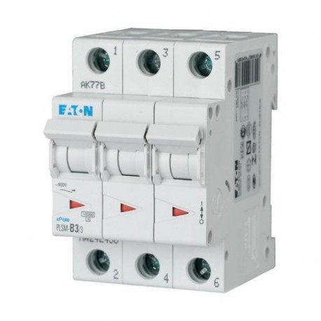 PLSM-C3/3-MW 242464 EATON ELECTRIC Int. magnetotérmico, 3P, curva C, 3A