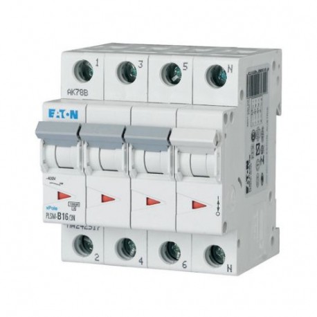 PLSM-C16/3N-MW 242543 Y7-242543 EATON ELECTRIC LS-Schalter, 16A, 3p + N, C-Char